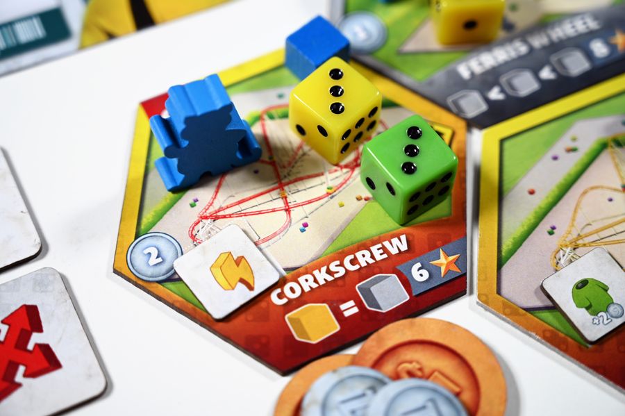 Parque temático de dados (juego de mesa) 