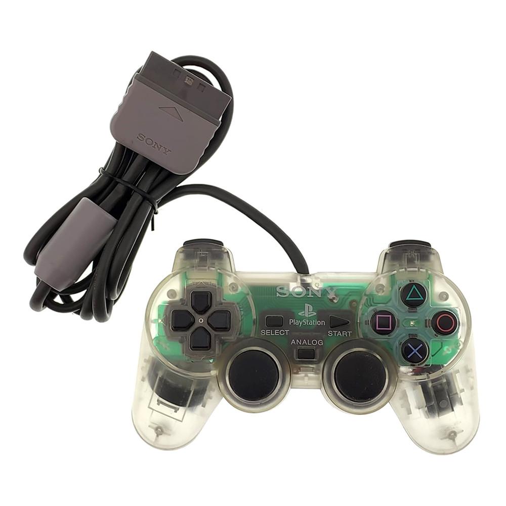 Clear Dual Shock Controller (Playstation) (Accessory)