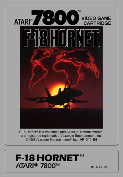 J2Games.com | F-18 Hornet (Atari 7800) (Pre-Played).
