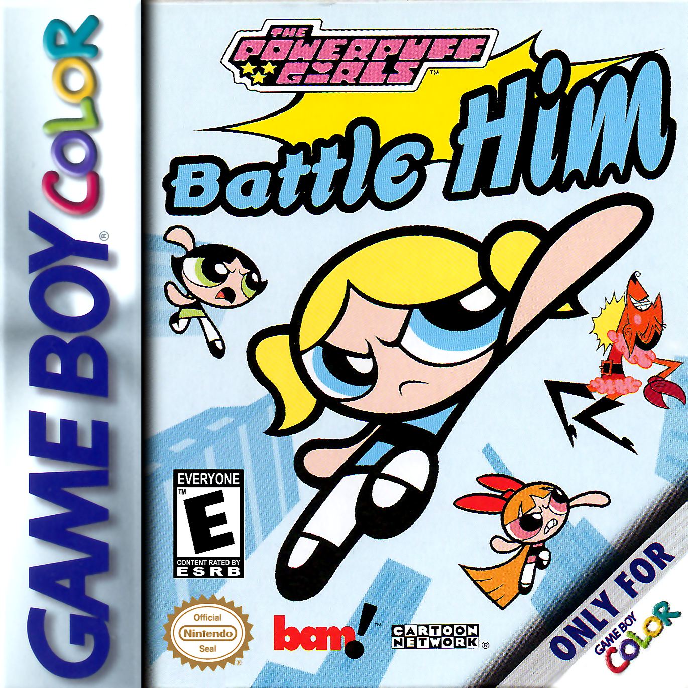 J2Games.com | Powerpuff Girls Battle Him (Gameboy Color) (Pre-Played - Game Only).