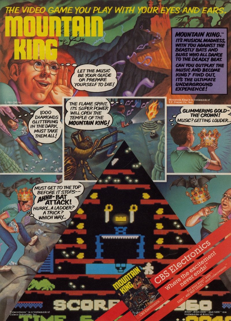 J2Games.com | Mountain King (Atari 2600) (Pre-Played - Game Only).