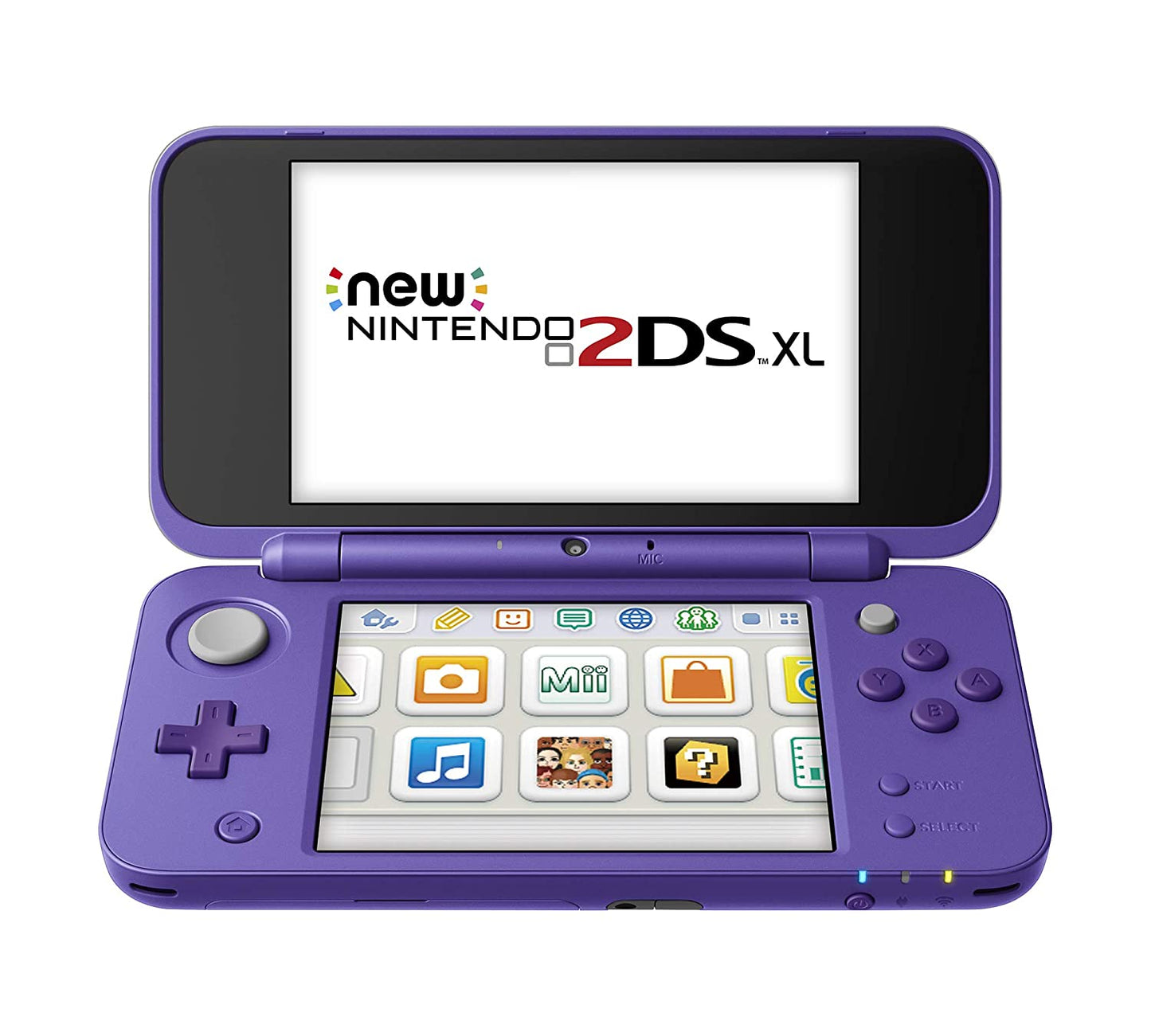 New Nintendo 2DS XL Purple + Silver (Nintendo 3DS)