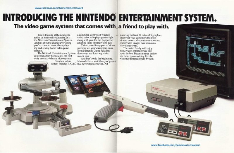 Paquete de consola Nintendo NES con compañero operativo robótico (ROB) (Nintendo NES)