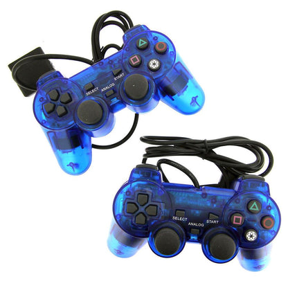 J2Games.com | Sony PS2 Controller Blue (Hyperkin) (Brand New).