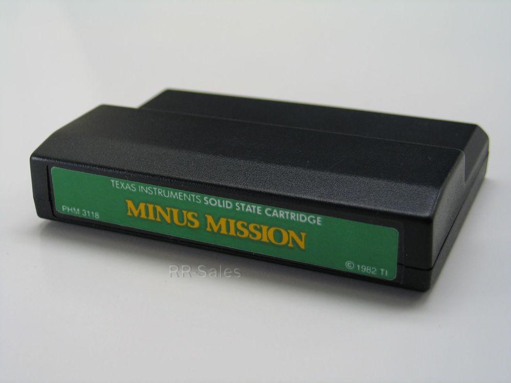 J2Games.com | Minus Mission (TI-99) (Pre-Played - Game Only).