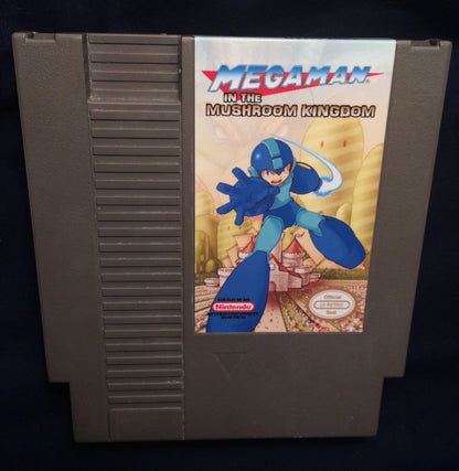 J2Games.com | Mega Man in the Mushroom Kingdom (Nintendo NES) (Pre-Played - CIB - Good).