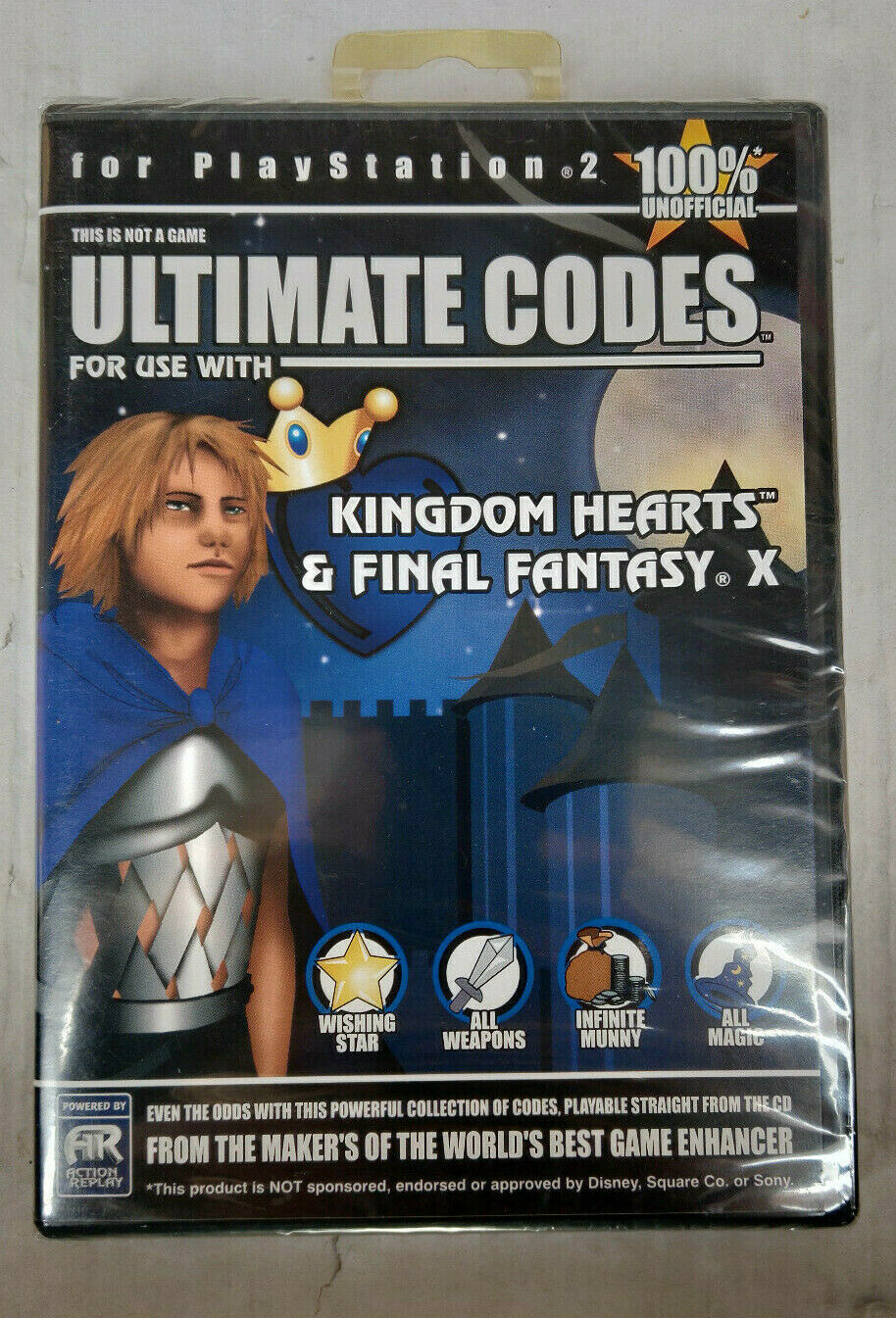 Action Replay Ultimate Codes: Kingdom Hearts & Final Fantasy X (Playstation 2)