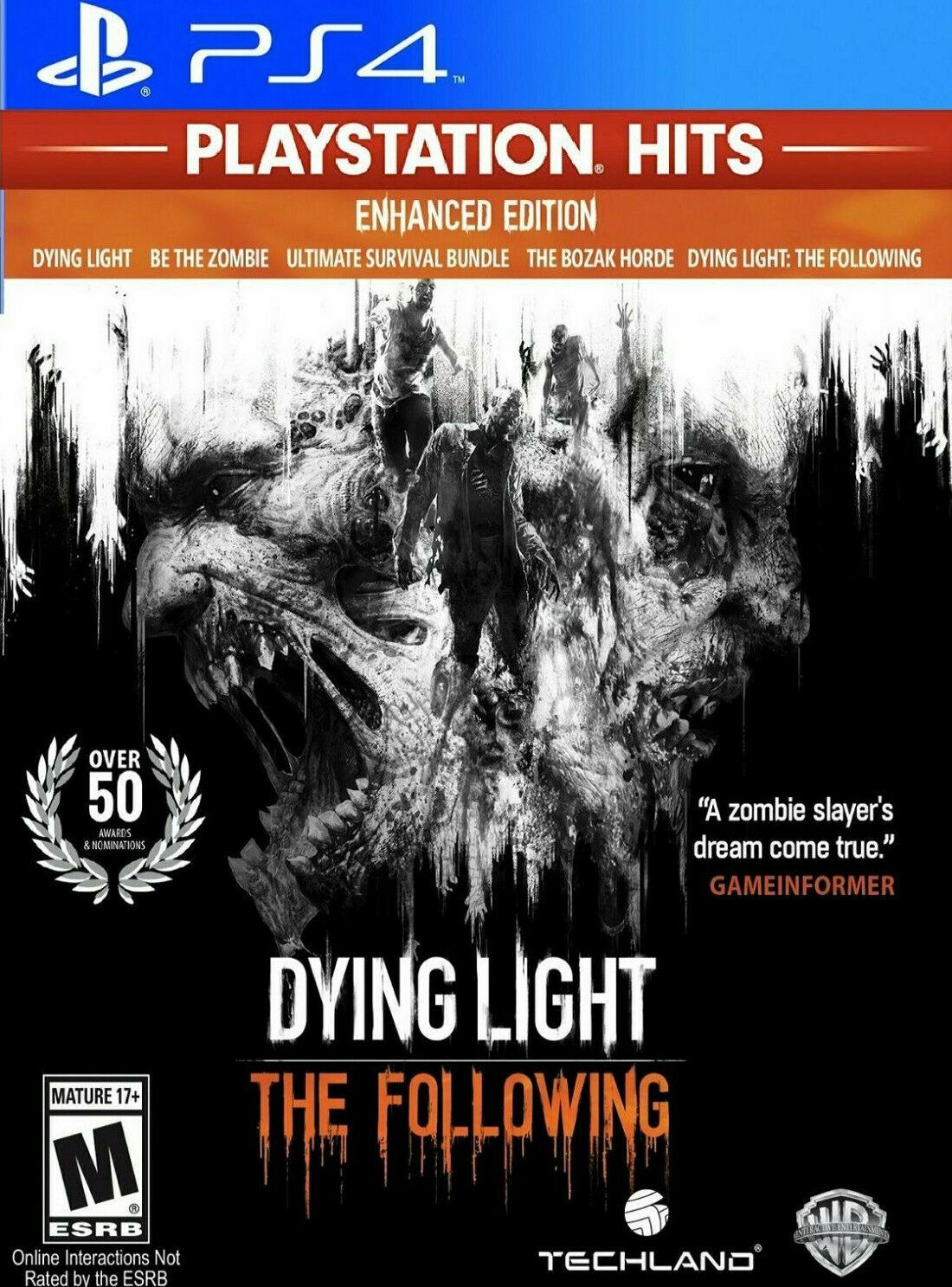 J2Games.com | Dying Light the Following Enhanced Edition (Playstation Hits) (Playstation 4) (Pre-Played - Game Only).