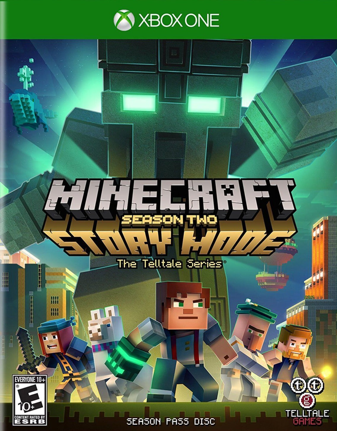 Minecraft: Story Mode - Segunda temporada: Disco del pase de temporada de la serie Telltale (Xbox One)