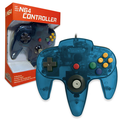 Old Skool N64 Controller Assorted Funtastic Colors (Nintendo 64)