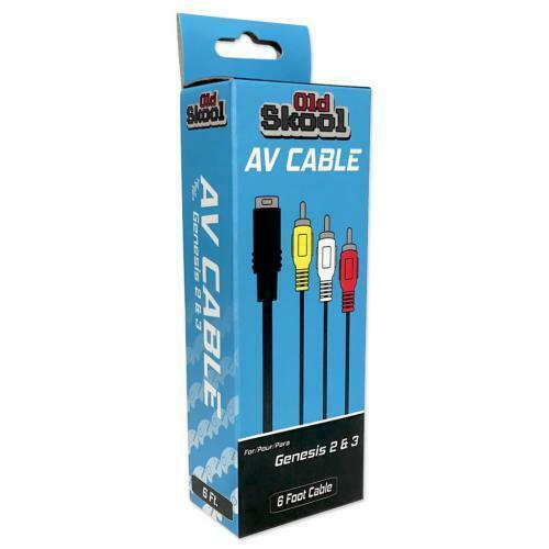 J2Games.com | Genesis 2 & 3 AV Cable (Old Skool) (Brand New).