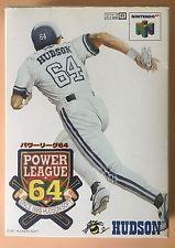 J2Games.com | Power League 64 (Nintendo 64) (Pre-Played - Game Only) (Japanese).