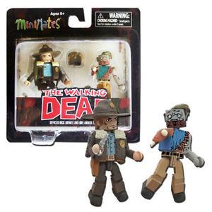 J2Games.com | The Walking Dead Officer Rick Grimes and One-Armed Zombie (Minimates) (Brand New).