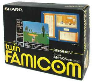 Sharp Twin Famicom Game Console AN-505-BK [Japan Import] (Famicom) (Game System)