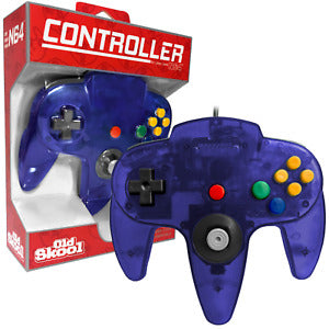 Old Skool N64 Controller Assorted Funtastic Colors (Nintendo 64