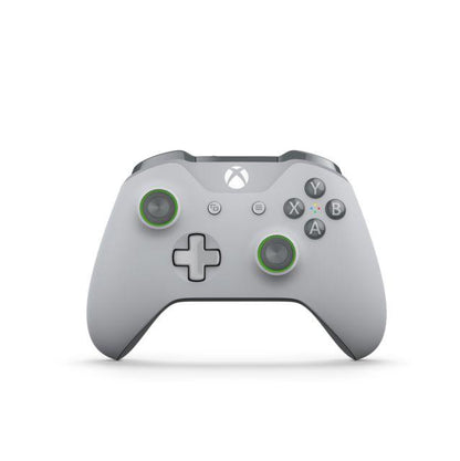 Consola Xbox One S de 500 GB blanca con mando verde y gris reacondicionado (Xbox One)
