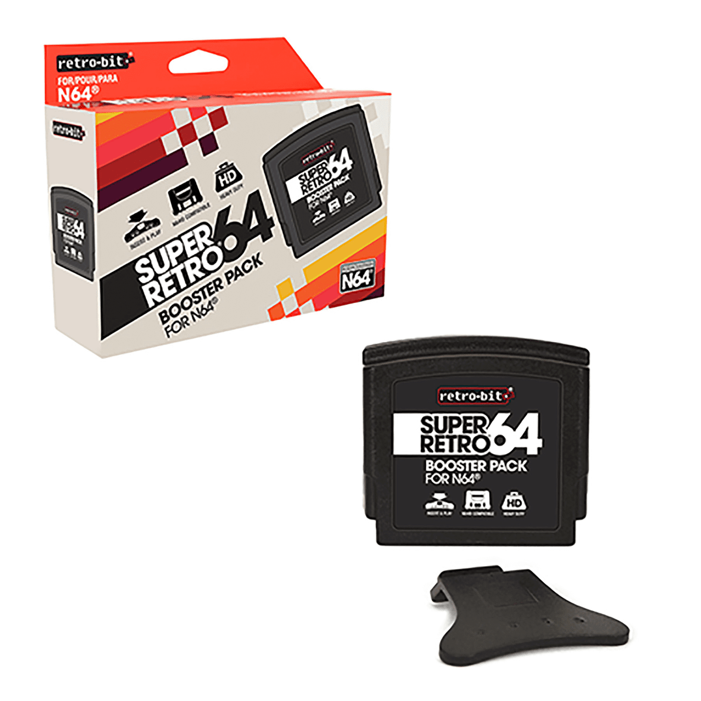 J2Games.com | N64 Booster/Jumper Pack (Retro-Bit) (Pre-Played - Accessory).