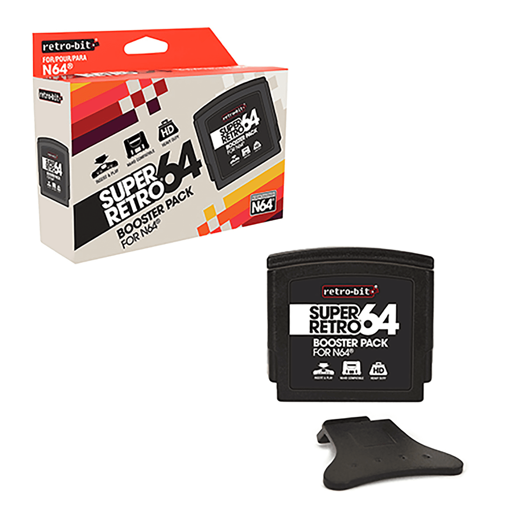 J2Games.com | N64 Booster/Jumper Pack (Retro-Bit) (Pre-Played - Accessory).