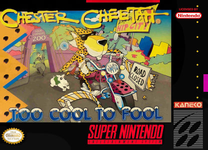 J2Games.com | Chester Cheetah Too Cool to Fool (Super Nintendo) (Pre-Played - Game Only).
