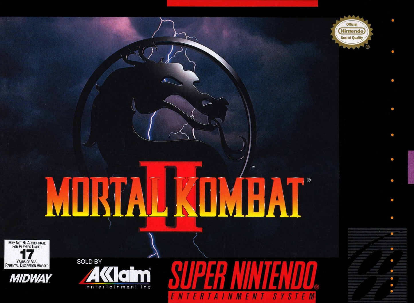 J2Games.com | Mortal Kombat II (Super Nintendo) (Pre-Played - Game Only).