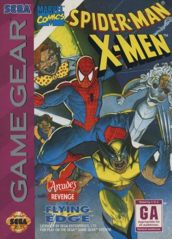 Spiderman X-Men Arcade's Revenge (Sega Game Gear)