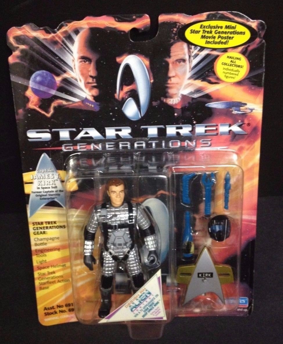 J2Games.com | Star Trek Generations Captain James T Kirk Space Suit (Playmates) (Brand New).