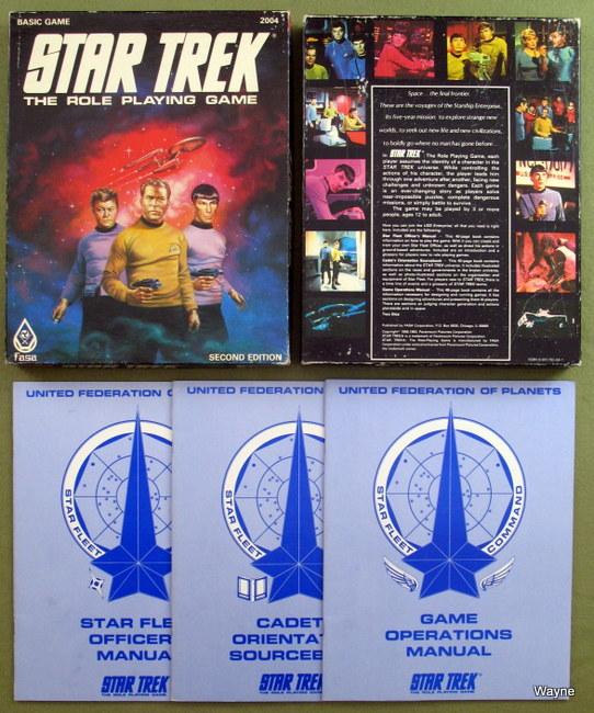 J2Games.com | Star Trek The RPG 2nd Ed. Game Guides and Reference Book Set (Dungeons & Dragons) (Pre-Owned).