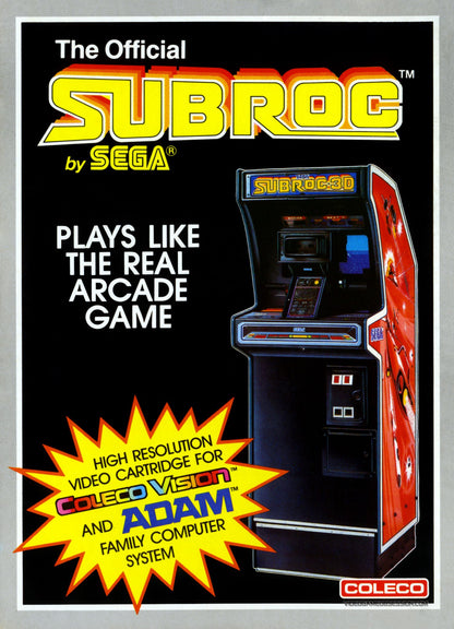J2Games.com | Subroc (Colecovision) (Pre-Played).