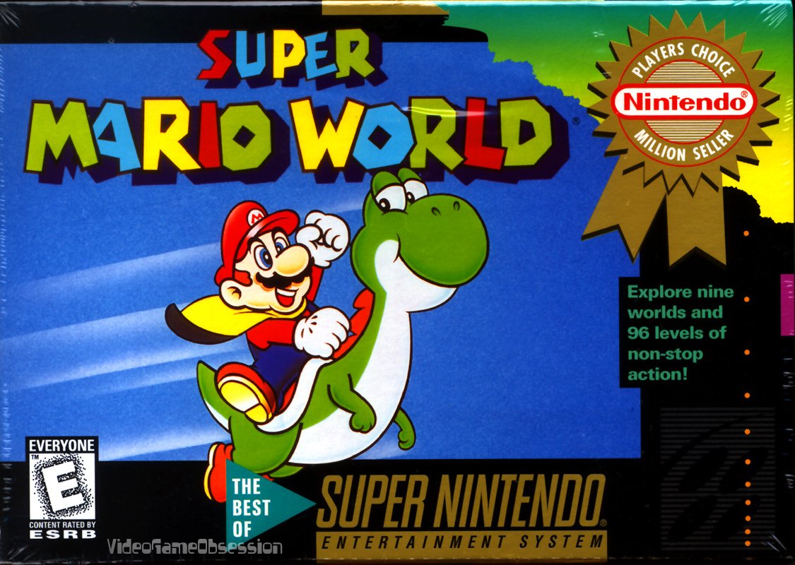 J2Games.com | Super Mario World (Player's Choice) (Super Nintendo) (Pre-Played - Game Only).