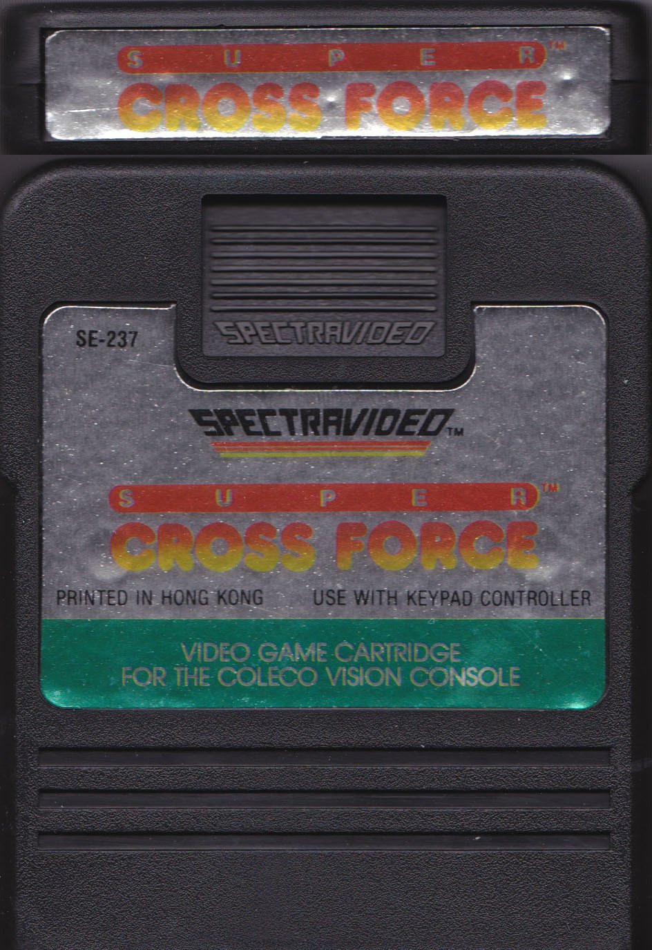 J2Games.com | Super Cross Force (Colecovision) (Pre-Played - Game Only).