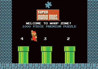 J2Games.com | Super Mario 1-2 Welcome to Warp Level (1000 Piece) (USAopoly) (Brand New).