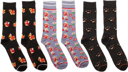 J2Games.com | Super Mario Socks 3 Pack (Brand New).