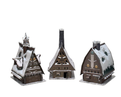 D&D Icons of the Realms: Rime of the Frostmaiden- Ten Towns Papercraft Set (Toys)