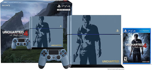 Playstation 4 500GB Limited Edition Uncharted Console + 3 Game bundle (Playstation 4)