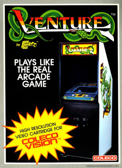 J2Games.com | Venture (Colecovision) (Pre-Played - Game Only).