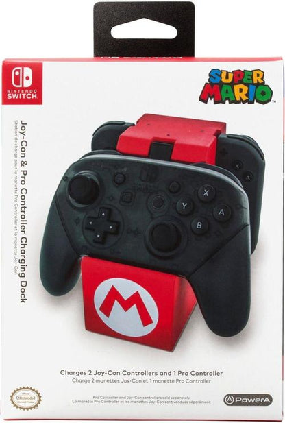Joy-Con And Pro Controller Charging Dock Mario Edition (Nintendo Switch)