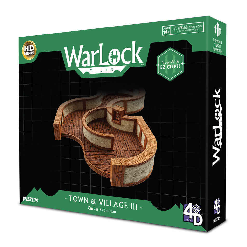 WarLock Tiles: Town & Village III- Curves (Toys)