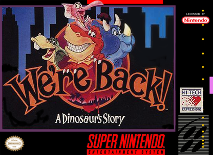 J2Games.com | We're Back A Dinosaur Story (Super Nintendo) (Pre-Played - Game Only).