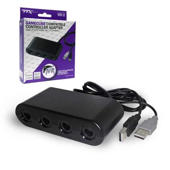J2Games.com | 4 Port Gamecube Controller Adapter TTX (WiiU) (Brand New).