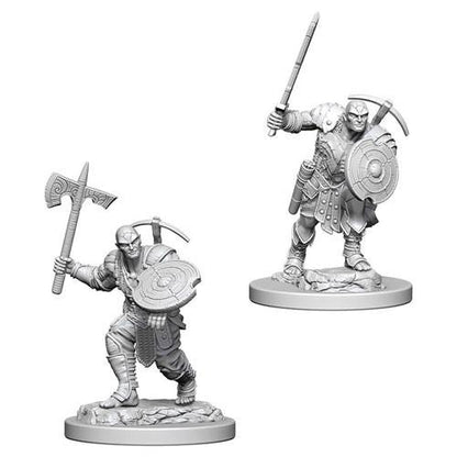 D&D Minis: Wave 4- Earth Genasi Male Fighter (D&D)