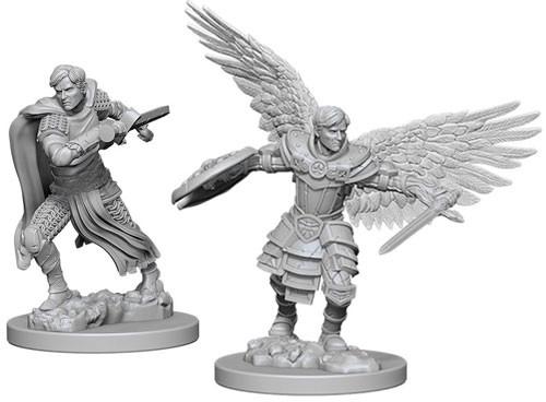 D&D Minis: Wave 6- Male Aasimar Fighter (D&D)