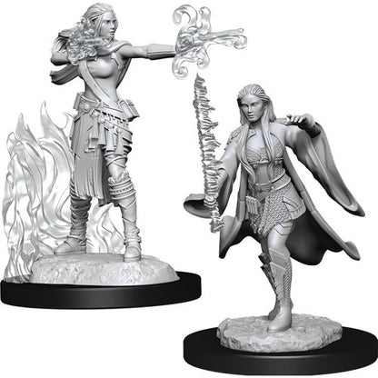 D&D Minis: Wave 13- Multiclass Warlock + Sorcerer Female (D&D)