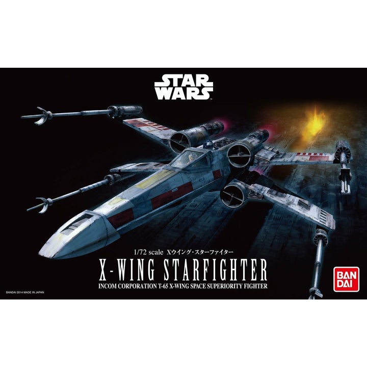 Bandai Hobby Star Wars X-Wing Starfighter 1/72 Scale Model Kit (Toys)