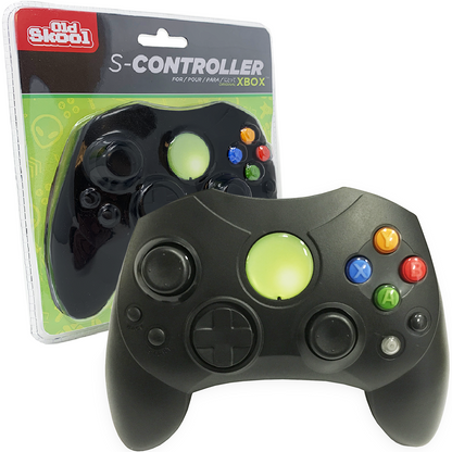 J2Games.com | Xbox Controller S-Type Wired Game Pad (Xbox) (Brand New).